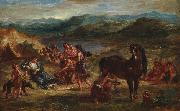 Eugene Delacroix Ovid among the Scythians Spain oil painting artist
